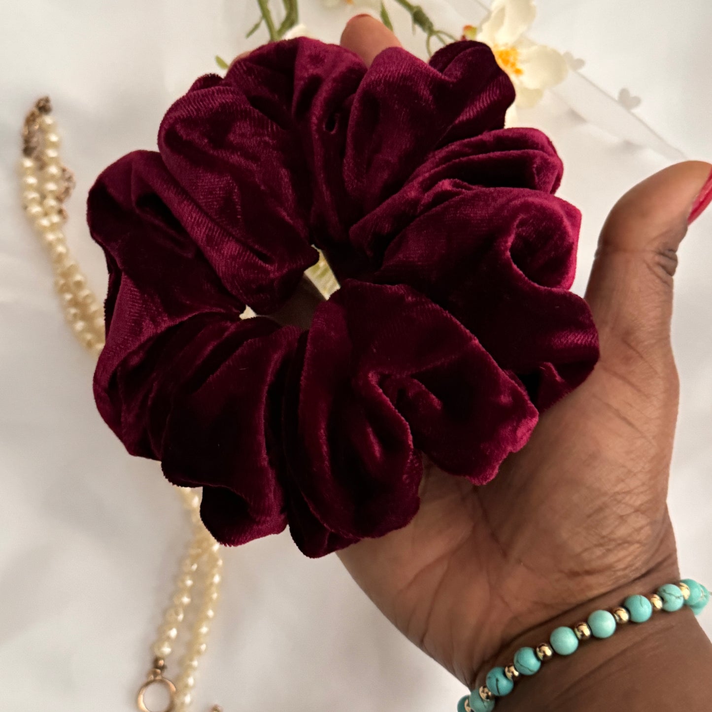 Oversized Velvet Scrunchie