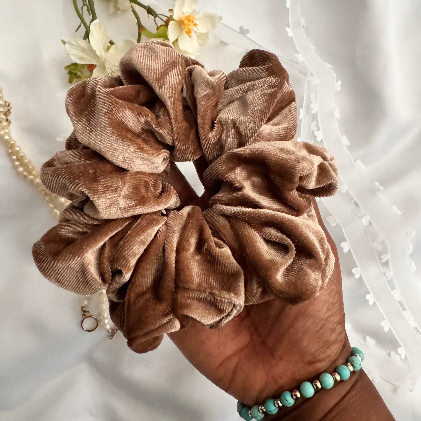 Oversized Velvet Scrunchie
