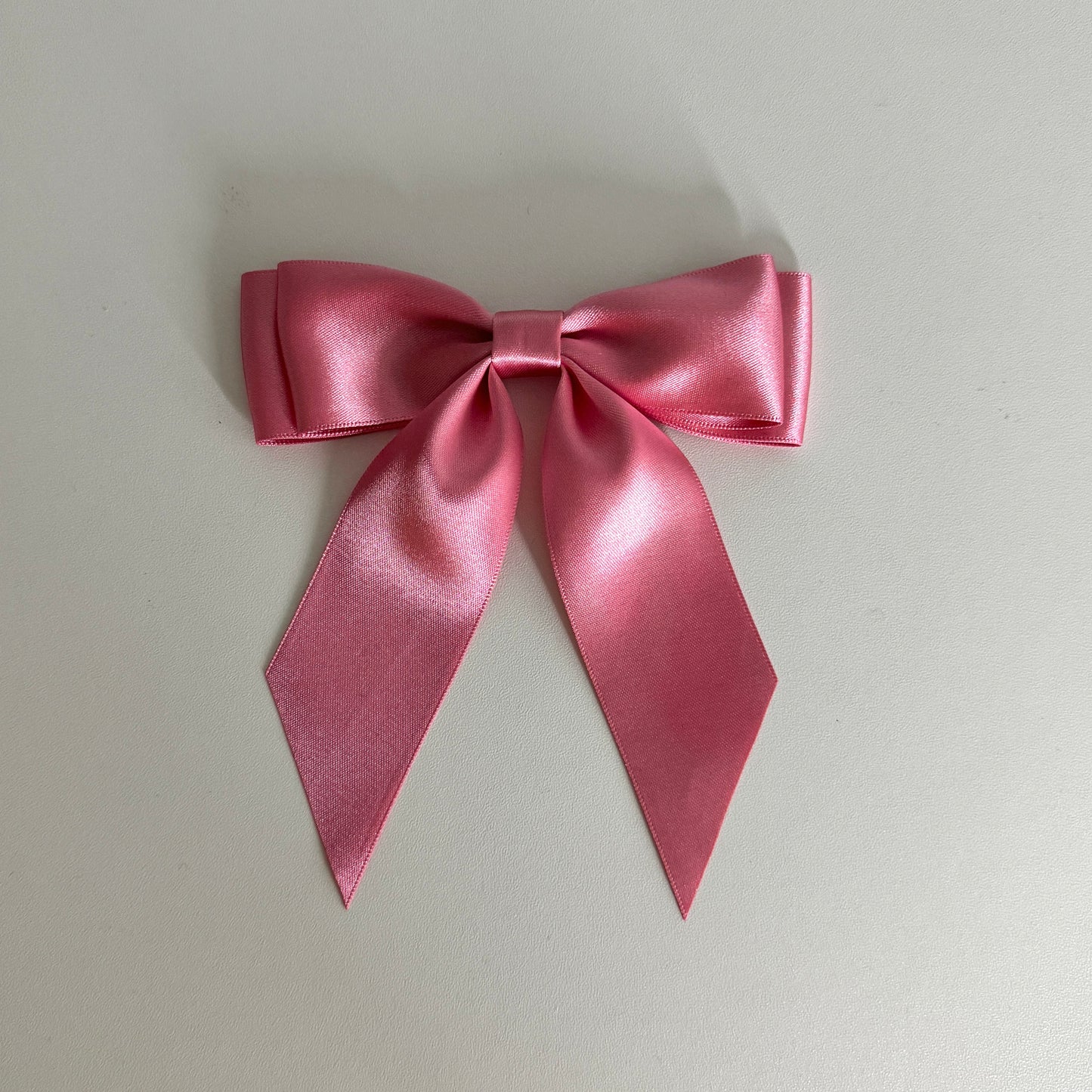 Chloi Satin Short Tail Bows- Dark Pink