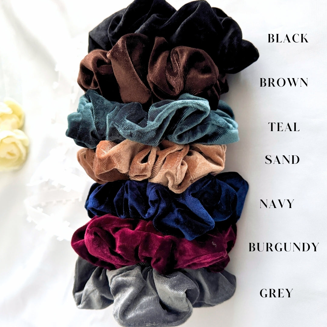 Oversized Velvet Scrunchie