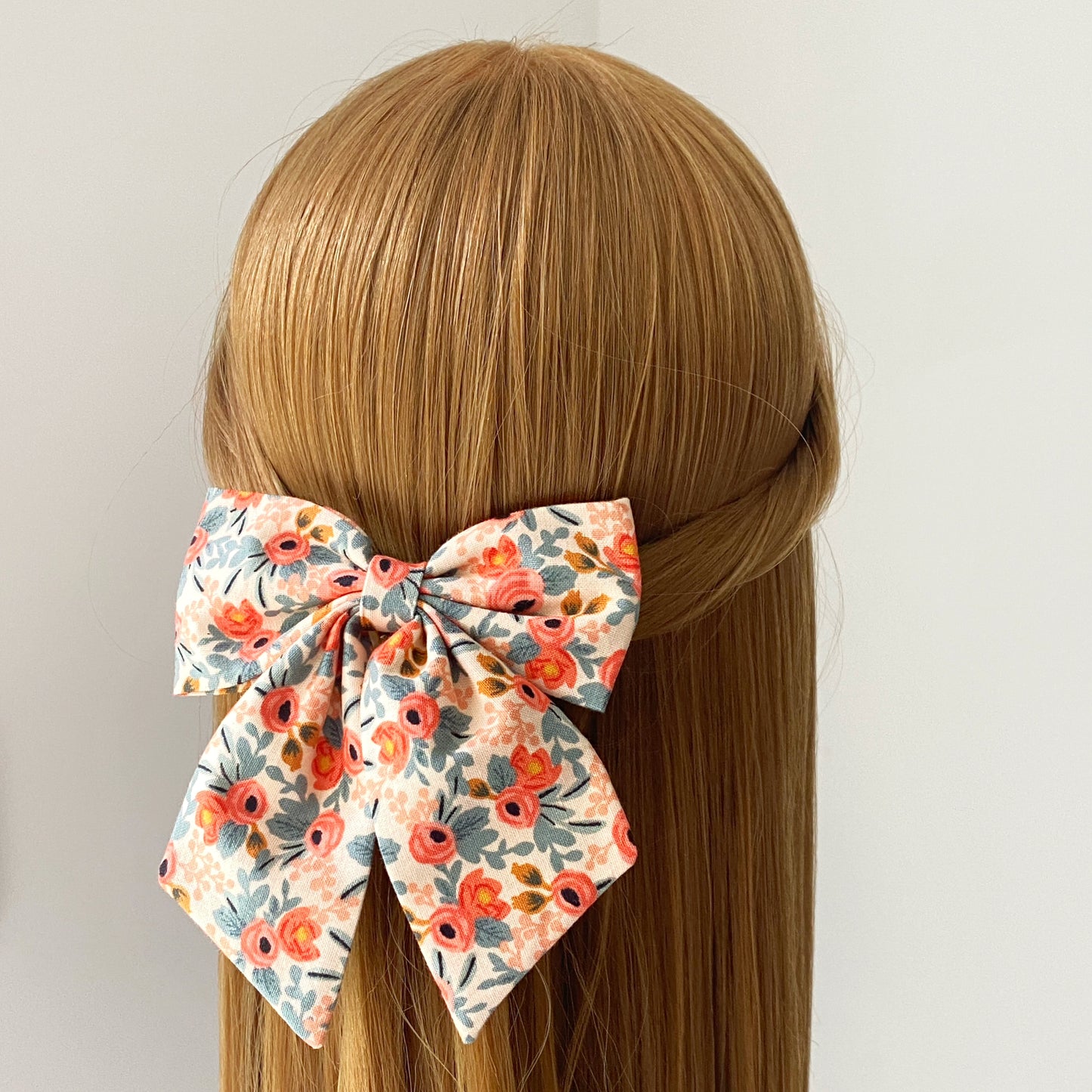 Les Fleurs Peach Sailor Bow