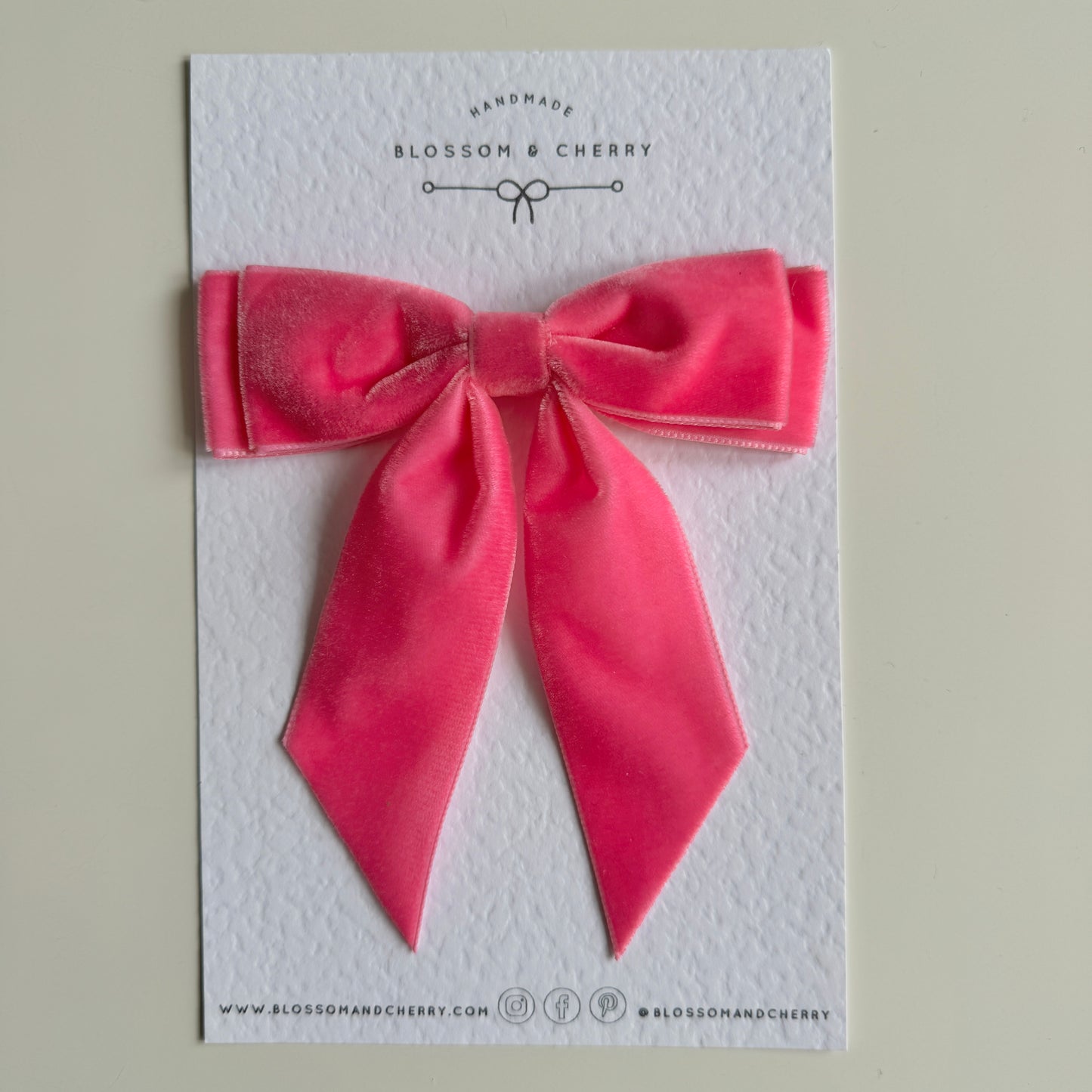 Chloi Velvet Bows - Spring Collection