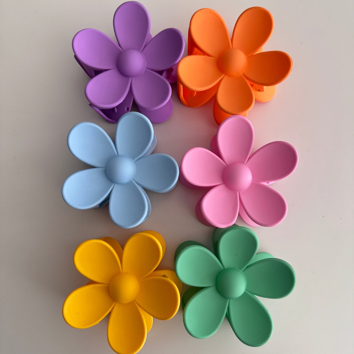 Daisy Hair Claw Clips - Spring Collection