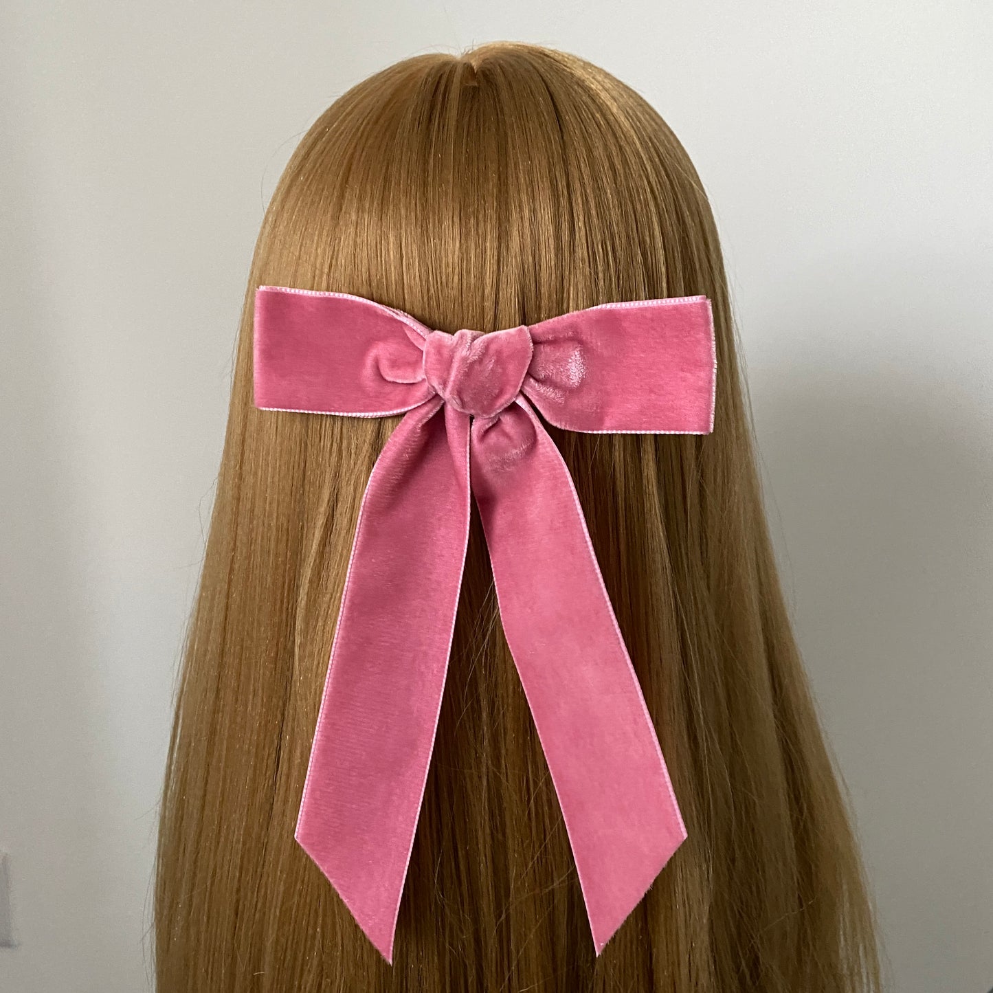 CHARLEEN Velvet Bow - Rose