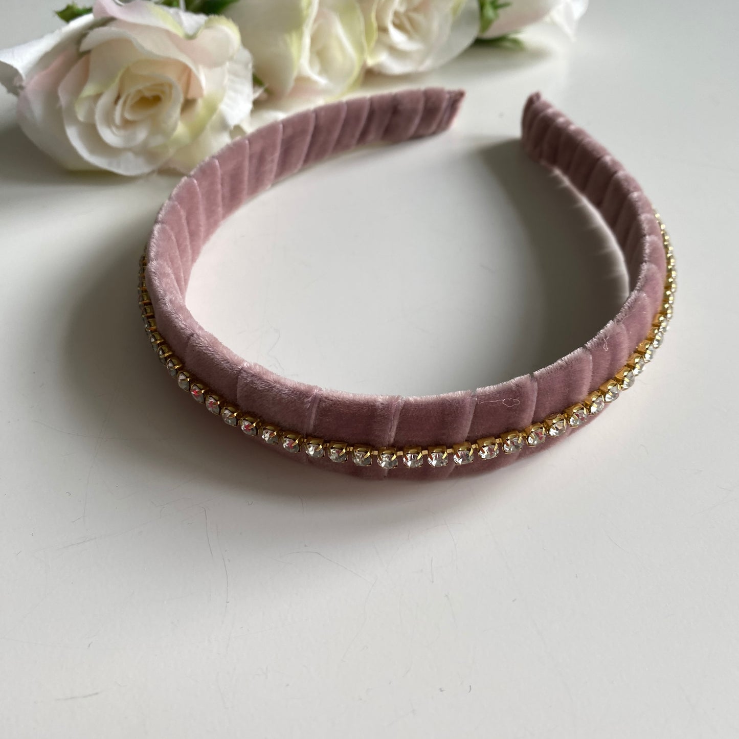 VALINTENA - Velvet Headbands With Crystals