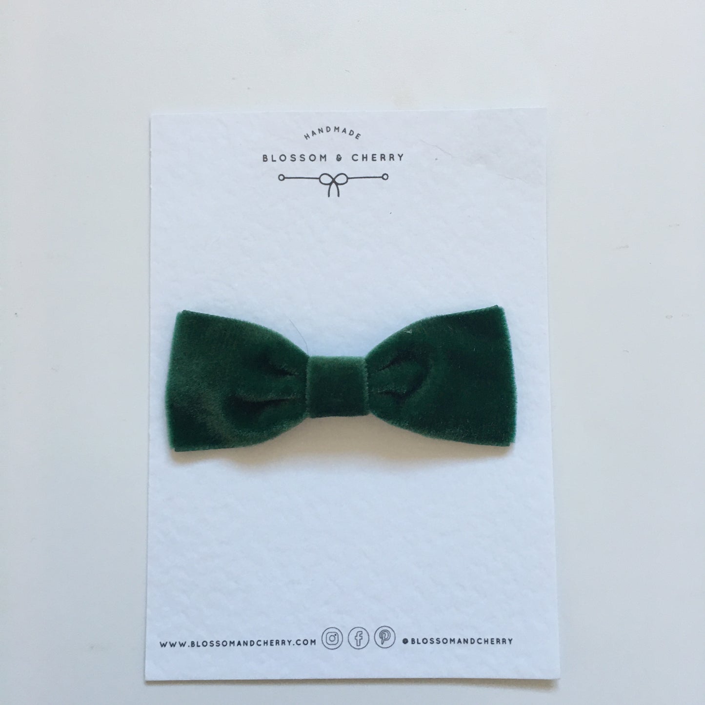 MIYA Velvet Pinch Bow || Headband, Clip, Hair Tie