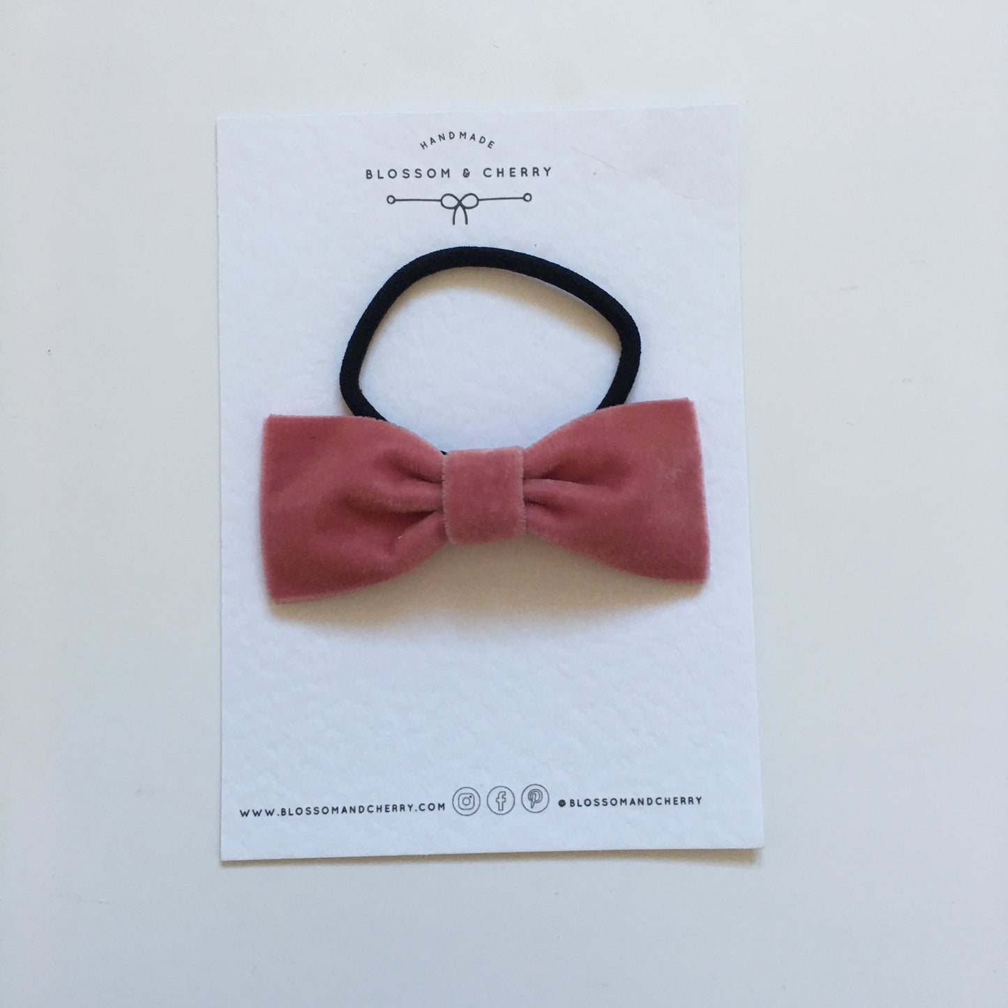 MIYA Velvet Pinch Bow || Headband, Clip, Hair Tie
