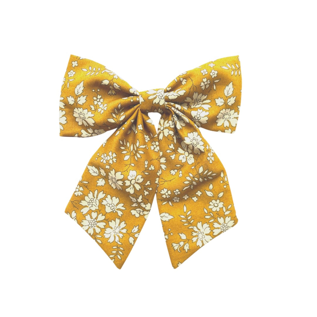 Liberty Sailor Bow Clip - Capel Mustard