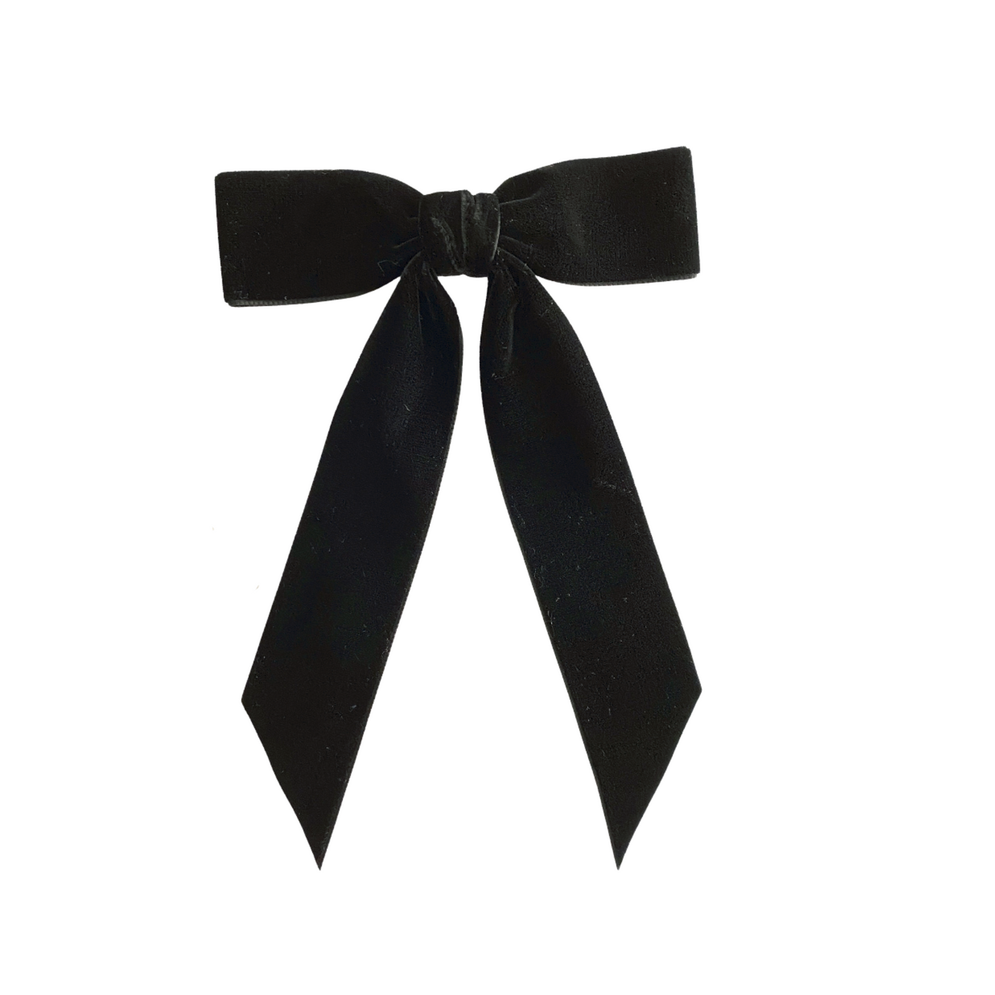 Charleen Velvet Bow - Black