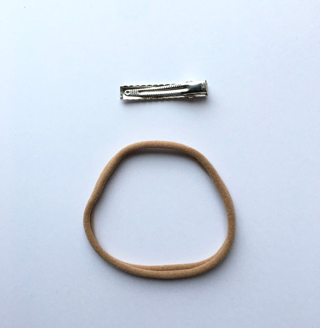 Handtied Linen Bow - Rust