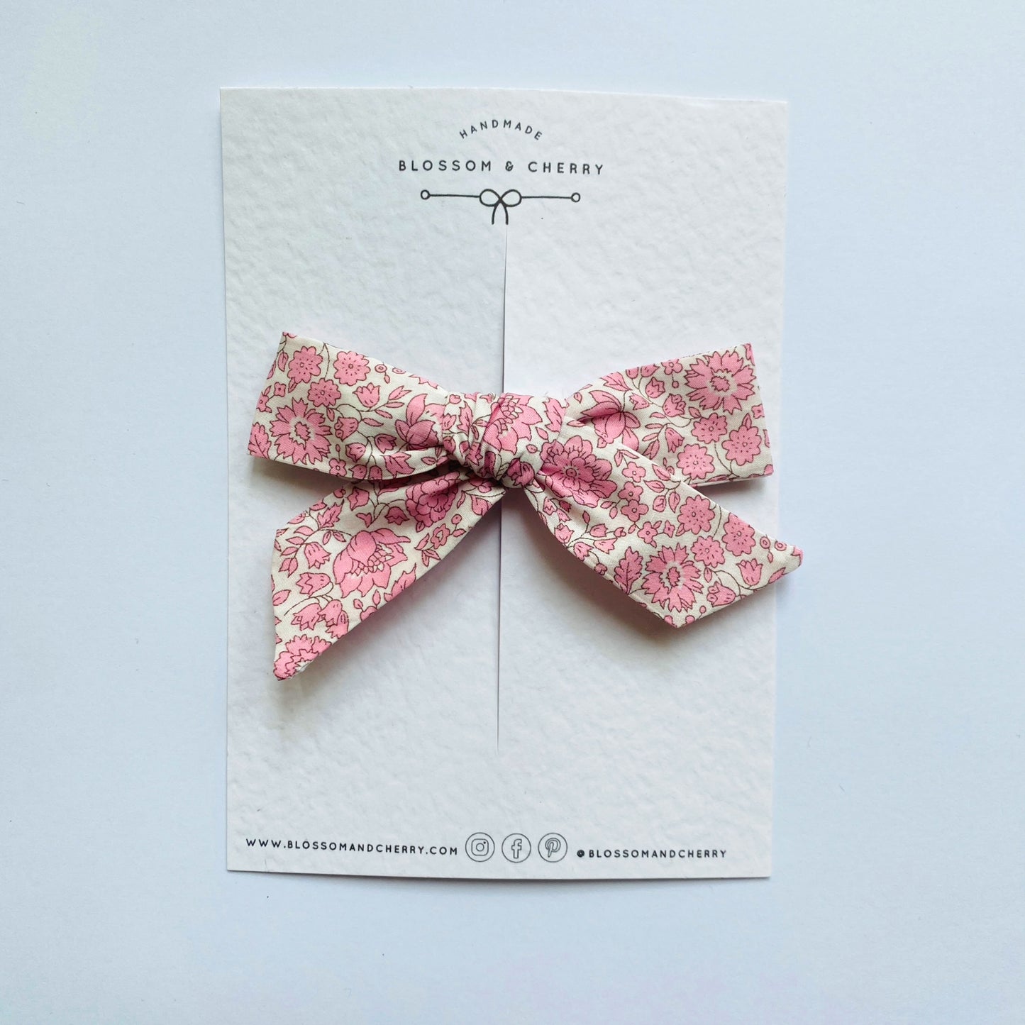 Liberty Floral Handtied Bow - Danjo C