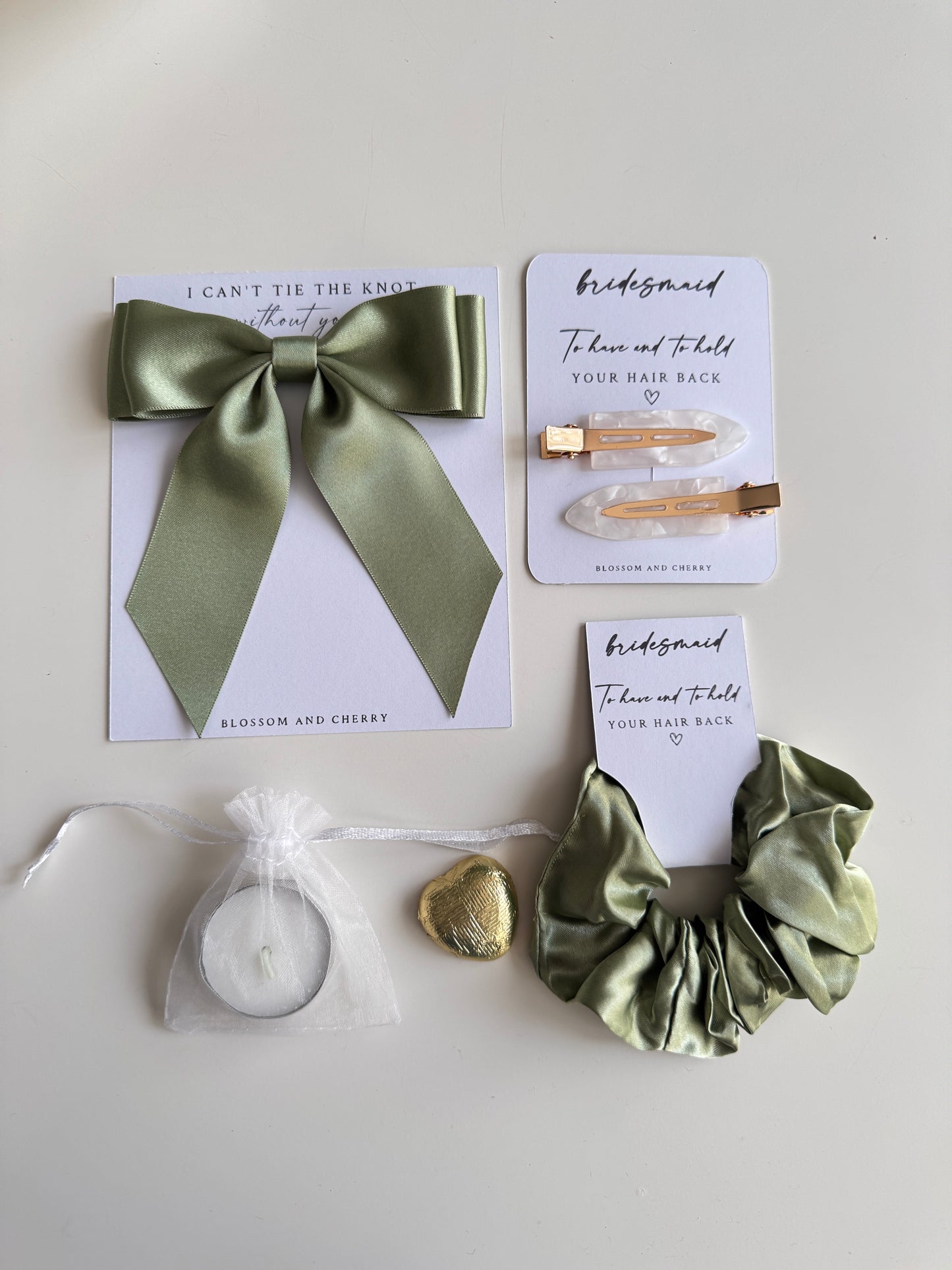 Bridesmaid Proposal Gift Box – Sage Green Edition