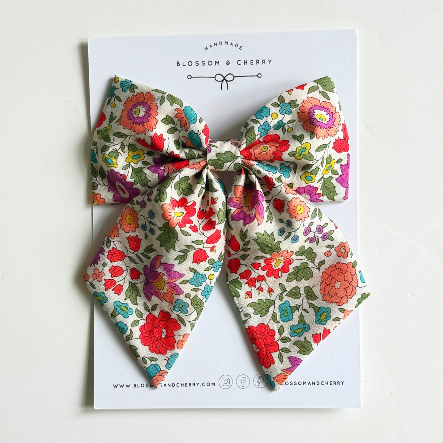 Liberty Floral Sailor Bow