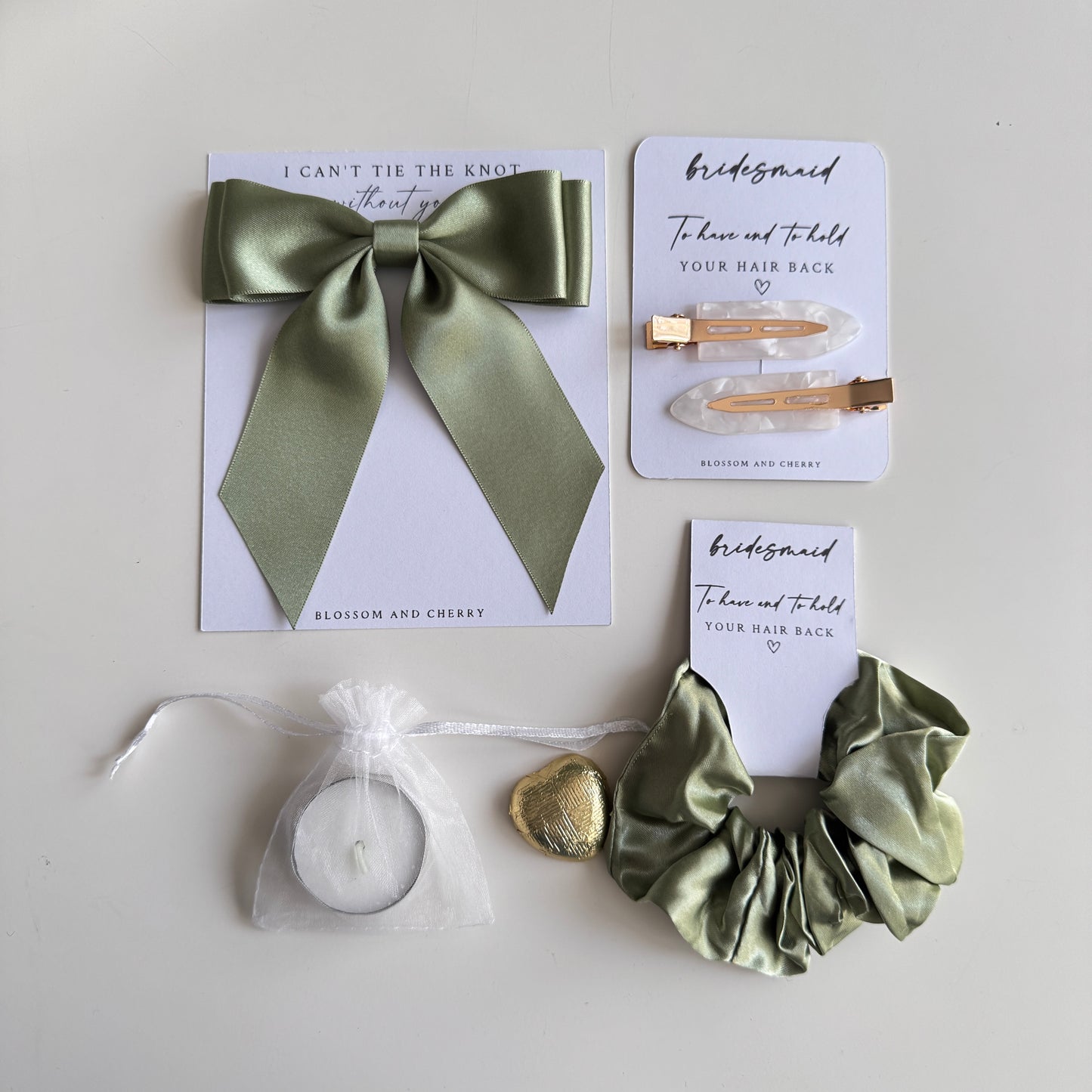 Bridesmaid Proposal Gift Box – Sage Green Edition