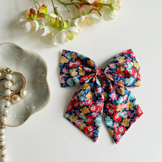 Liberty Floral Sailor Bow