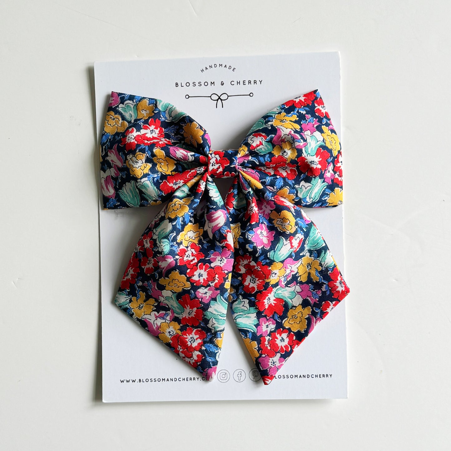 Liberty Floral Sailor Bow