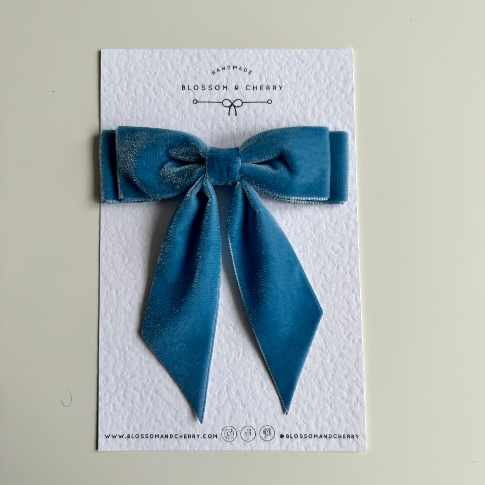 Chloi Velvet Bows - Spring Collection