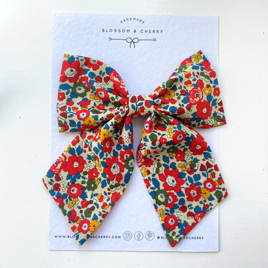 Liberty Sailor Bow  - Betsy Ann Red