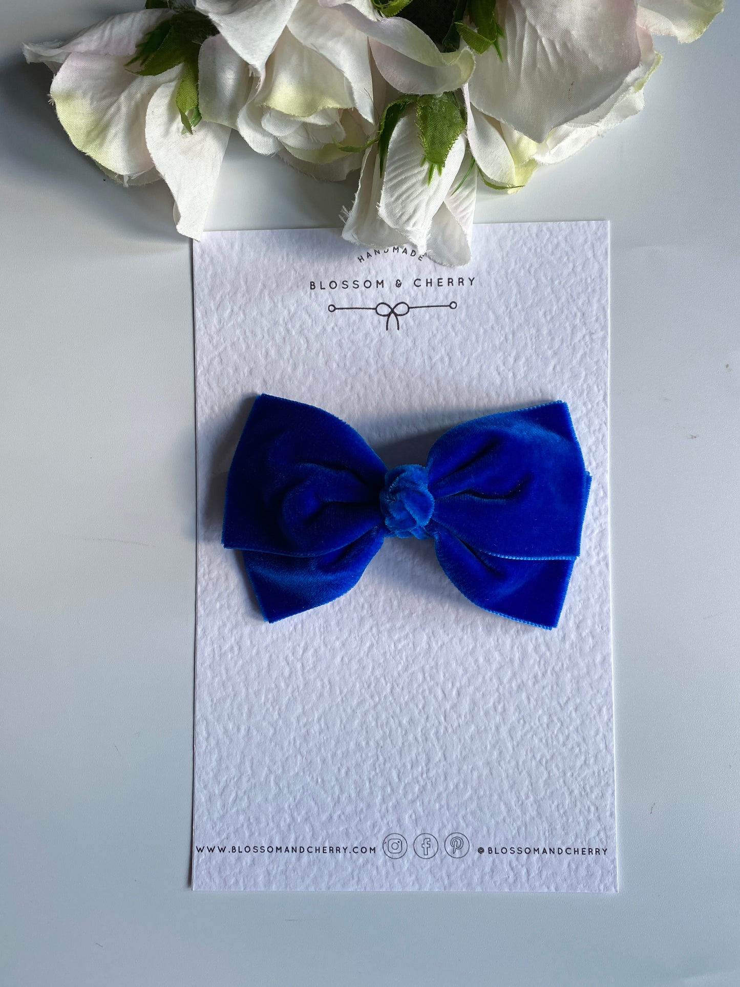 Velvet No Tail Statement Bow