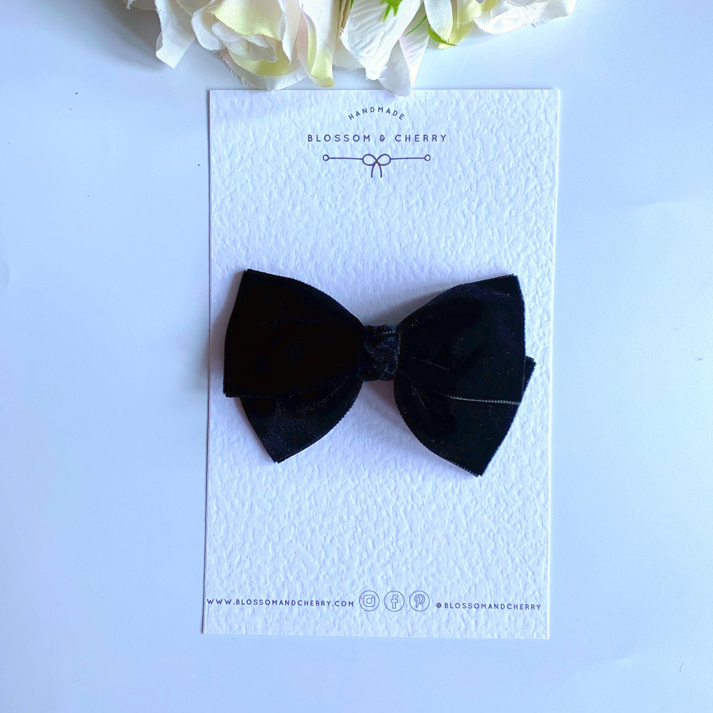 Velvet No Tail Statement Bow